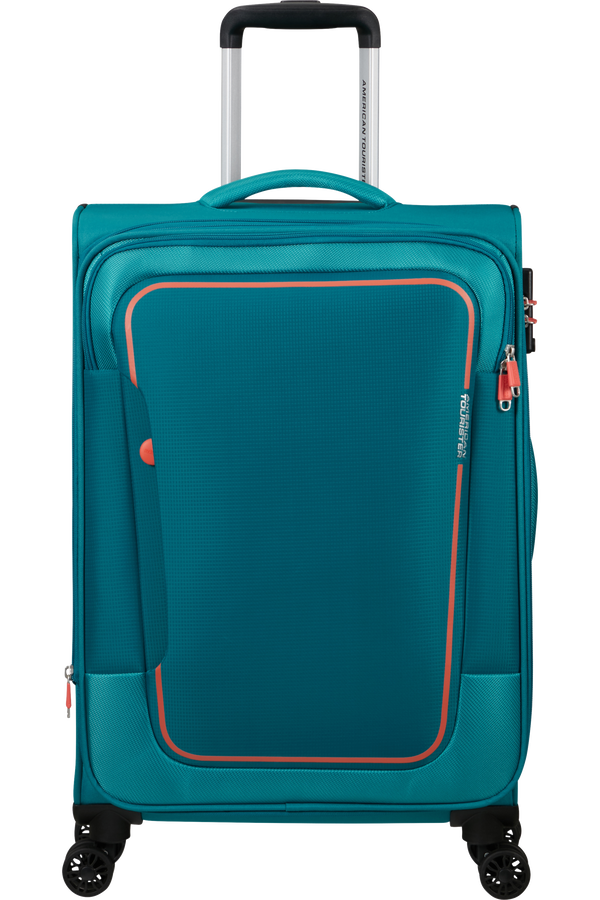 American Tourister Pulsonic Spinner Expandable 68cm  Stone Teal