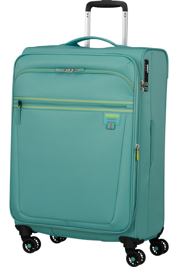 American Tourister Aerospin Spinner Expandable M  Dusty Turquoise