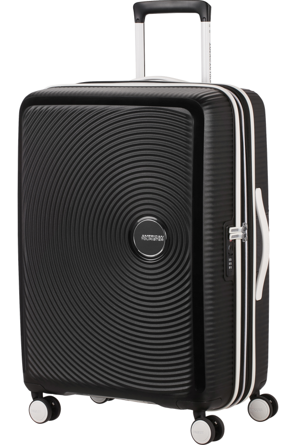American Tourister Soundbox Spinner TSA Expandable 67cm  Black/White