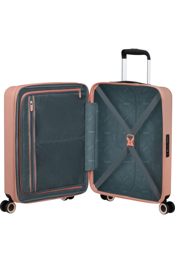 American Tourister Dynabelt Spinner EXP TSA 55cm  Sandy Rose