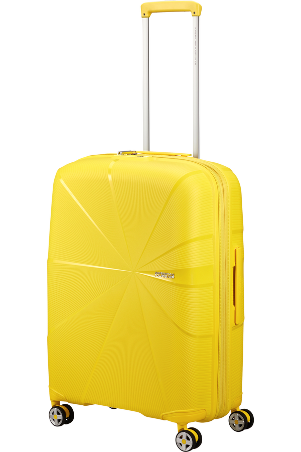 American Tourister Starvibe Spinner Expandable TSA 67cm Electric Lemon American Tourister Starvibe Spinner Expandable TSA 67cm Electric Lemon