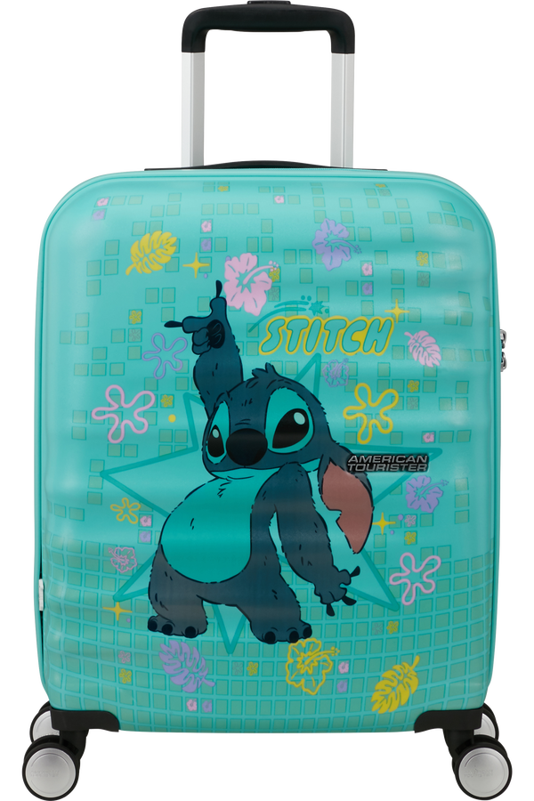 American Tourister Disney Wavebreaker Spinner TSA Disney Fl 55cm Stitch Flower