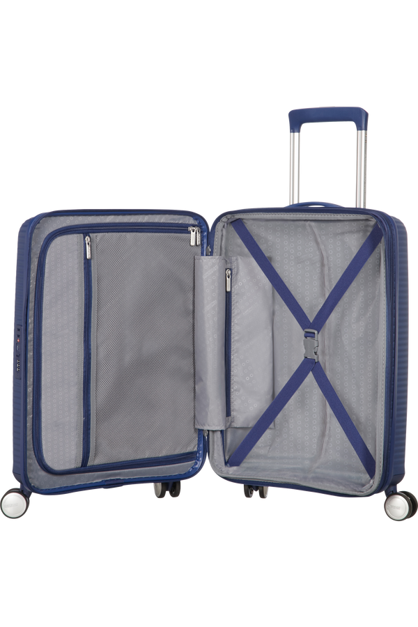 American Tourister Soundbox Spinner expansible 55cm Midnight Navy