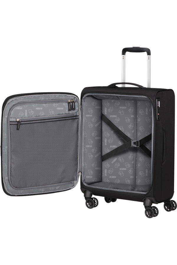 American Tourister Aerospin Spinner Expandable S  Negro American Tourister Aerospin Spinner Expandable S  Negro