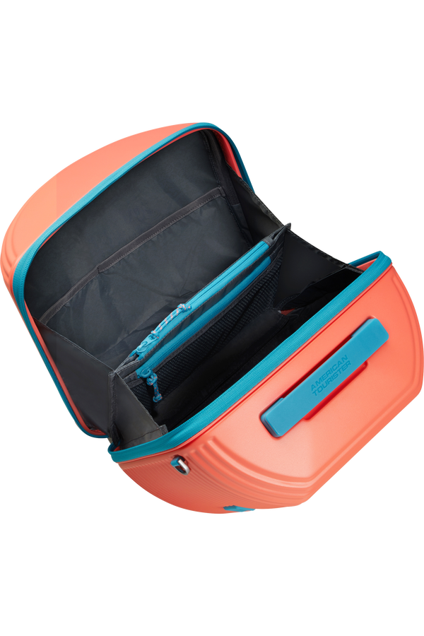 American Tourister Rollio Beauty Case  Coral/Blue