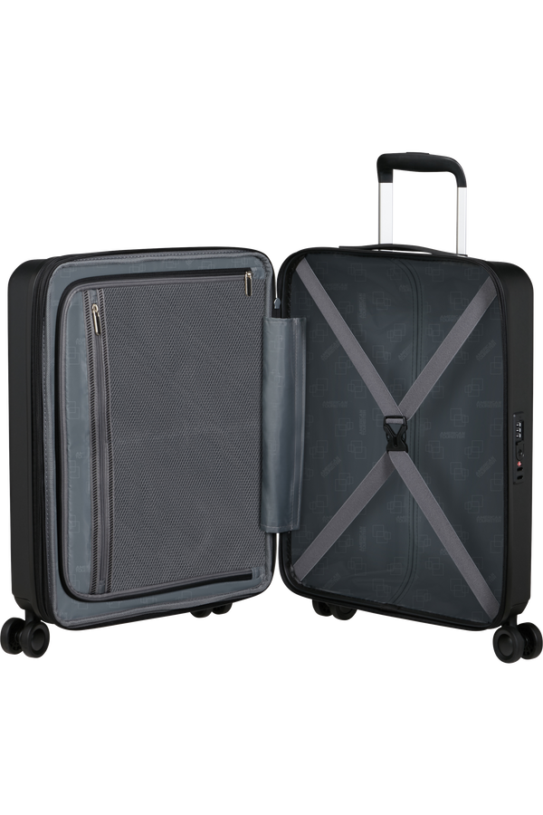American Tourister Dynabelt Spinner EXP TSA 55cm  Volcano Black American Tourister Dynabelt Spinner EXP TSA 55cm  Volcano Black