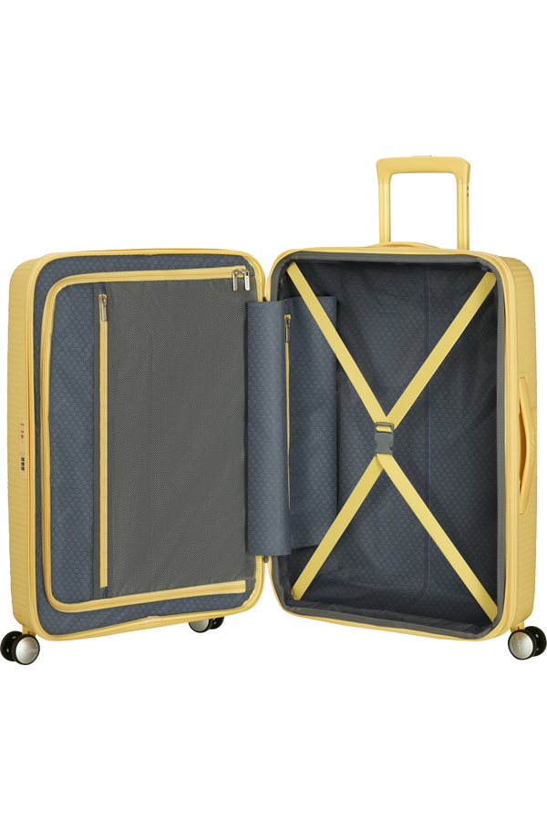 American Tourister SoundBox Spinner TSA Expandable 67cm  Pastel Yellow