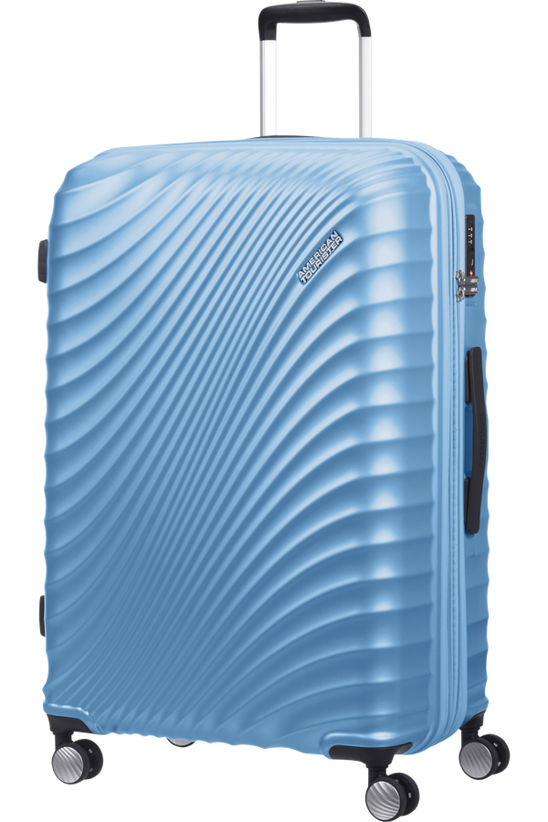 American Tourister Jetglam Spinner TSA Expandable 77cm  Metallic Powder Blue