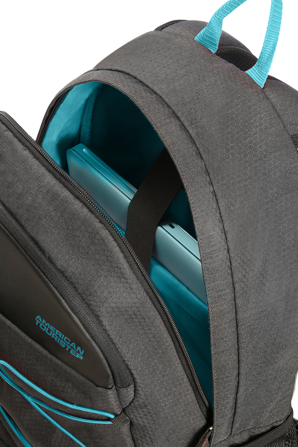 American Tourister Road Quest Laptop Backpack M 15.6'  Graphite/Turquoise American Tourister Road Quest Laptop Backpack M 15.6'  Graphite/Turquoise