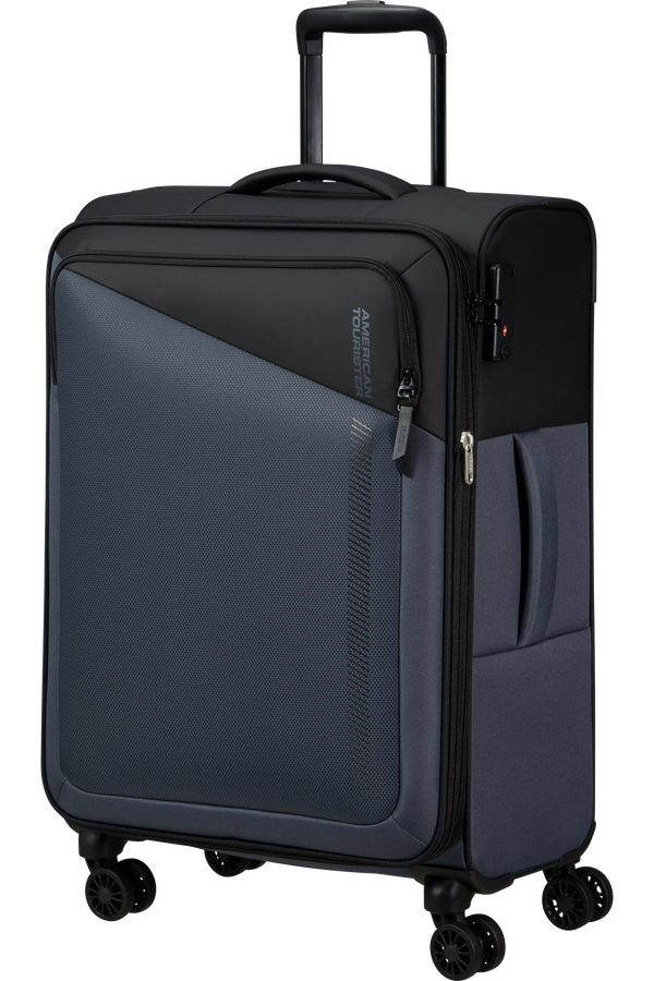 American Tourister Daring Dash Spinner Expandable TSA M  Black/Grey American Tourister Daring Dash Spinner Expandable TSA M  Black/Grey