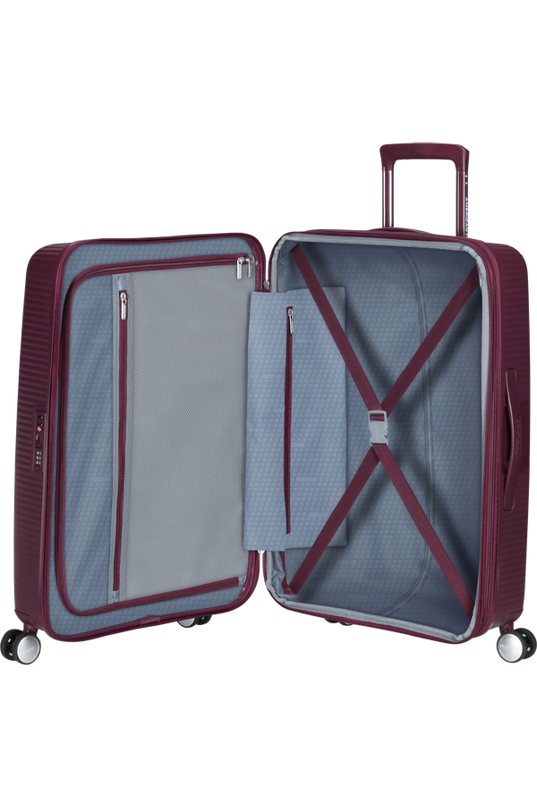 American Tourister SoundBox Spinner TSA Expandable 67cm  Wild Cherry American Tourister SoundBox Spinner TSA Expandable 67cm  Wild Cherry