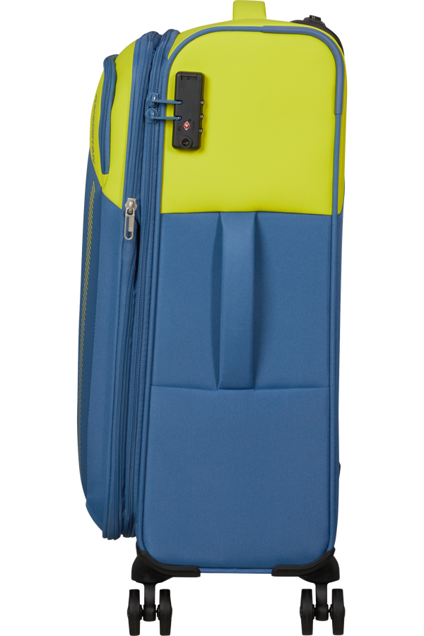 American Tourister Daring Dash Spinner Expandable TSA M  Lime/Coronet