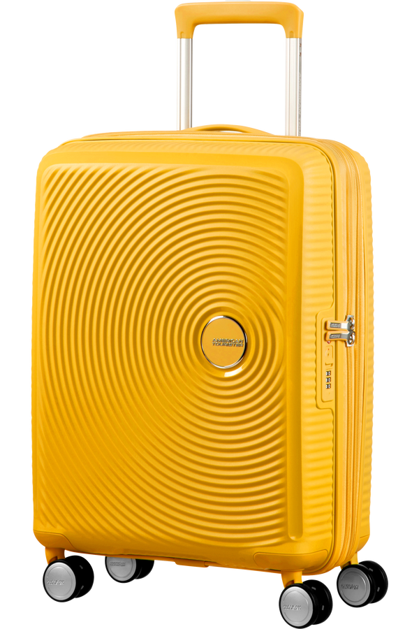 American Tourister Soundbox Spinner 55  Golden Yellow