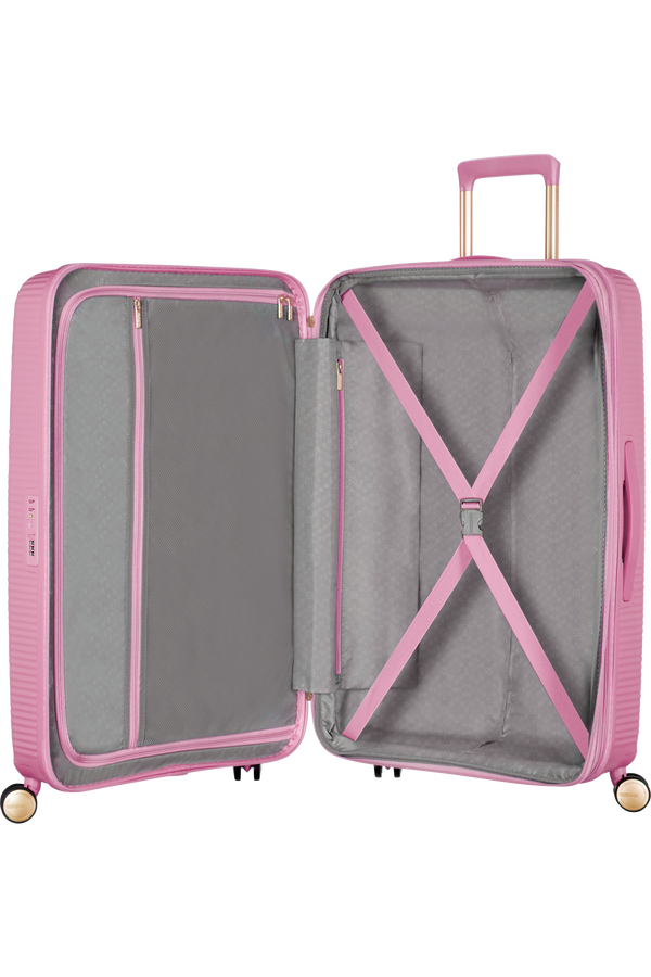 American Tourister Soundbox Spinner TSA Expandable 67cm  Pearl Pink/Gold