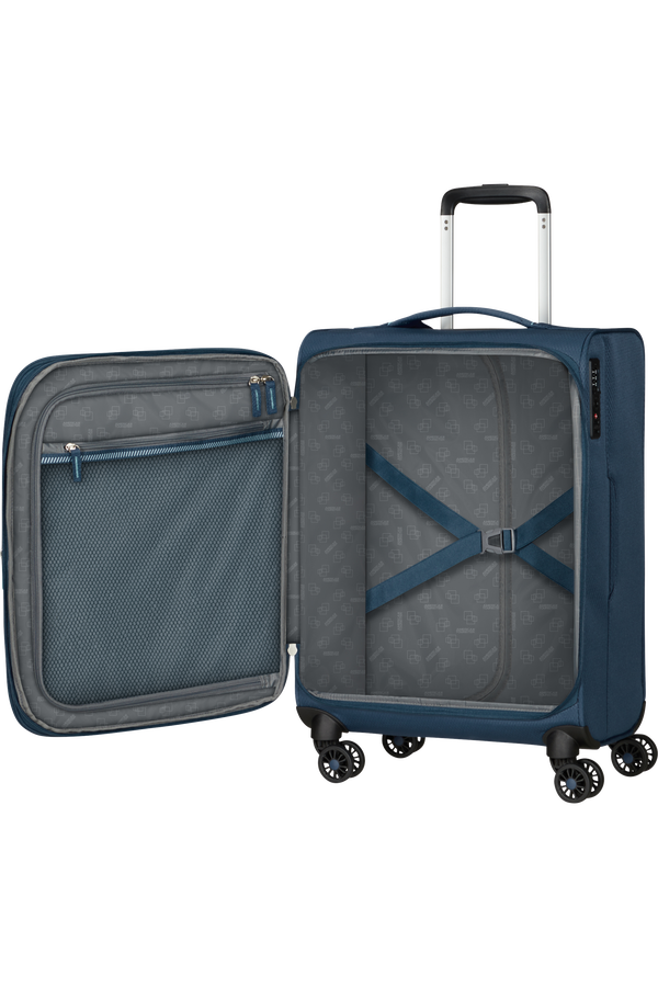 American Tourister Aerospin Spinner Expandable S  Indigo