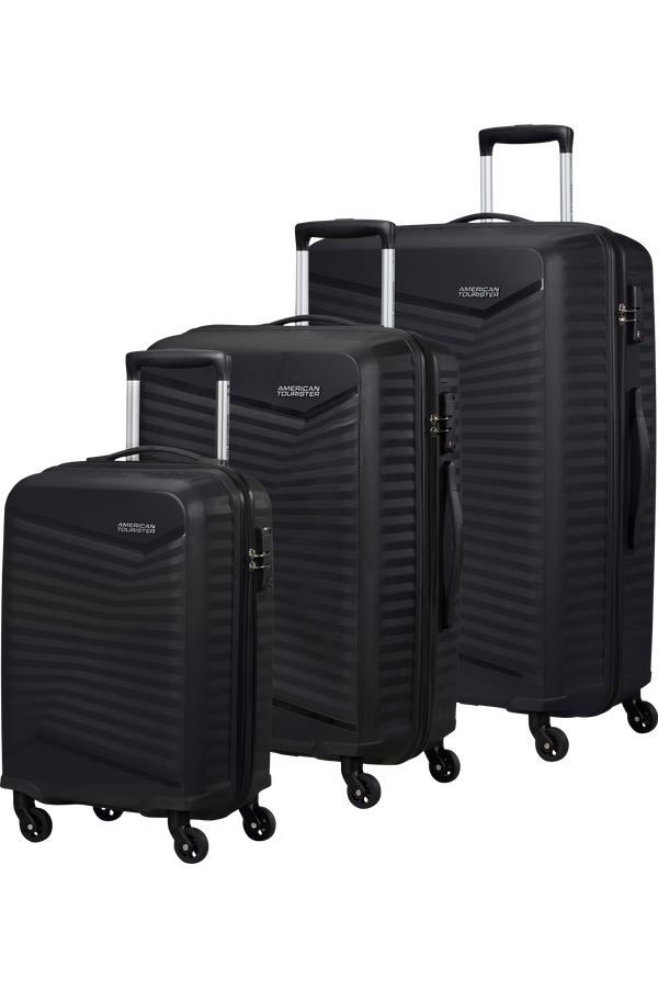 American Tourister Jetdriver 2.0 3 PC SET A  Negro