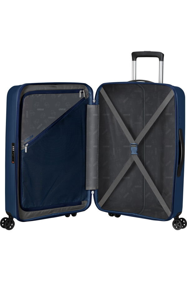 American Tourister Rejoy Spinner 68/25 Tsa 68  Navy Blue