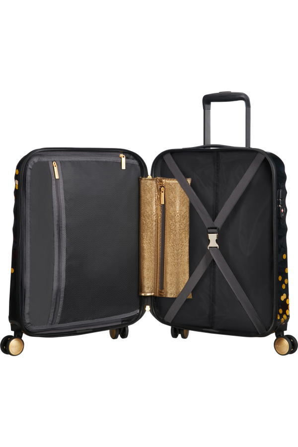 American Tourister Wavebreaker Spinner 55cm  Confetti Black