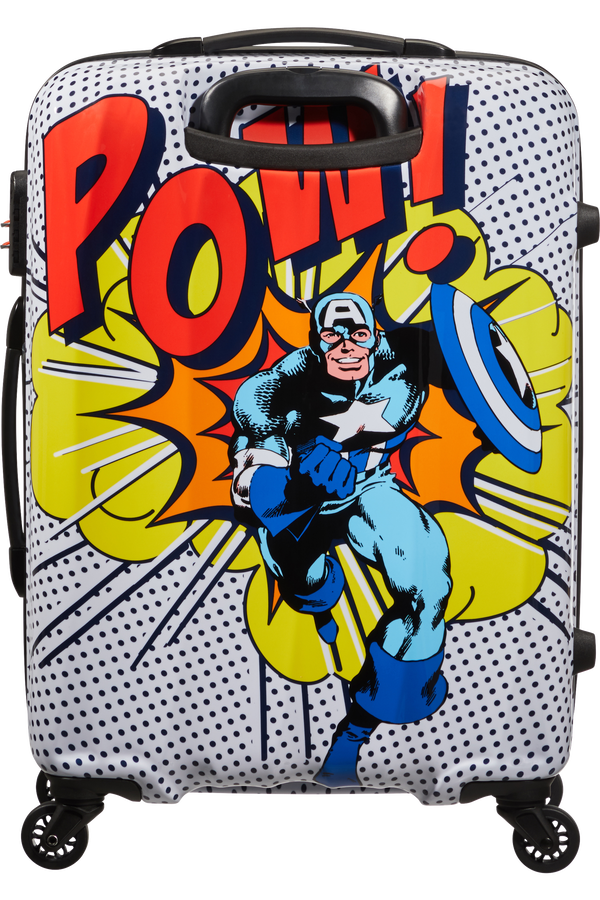 American Tourister Marvel Legends Spinner Alfatwist 65cm  Captain America Pop Art