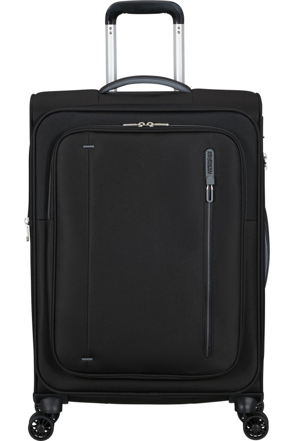 American Tourister Cloudrider Spinner EXP TSA M  Jet Black