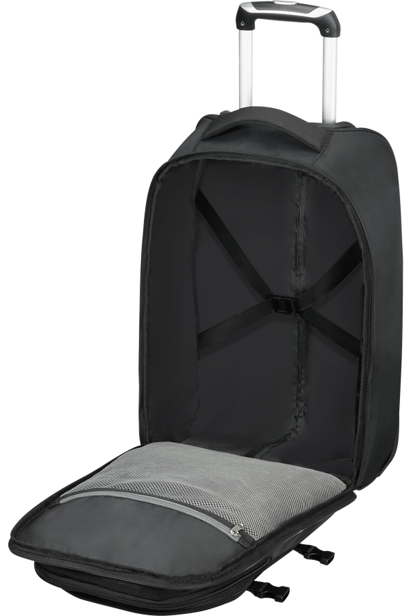 American Tourister Road Quest Mochila para port&aacute;til con ruedas 39.6cm/15.6inch  Solid Black