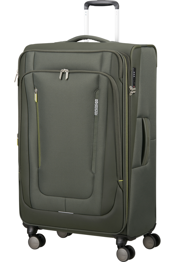 American Tourister Wanderlite Spinner EXP TSA L  Dark Khaki