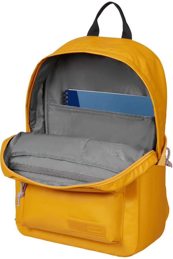 American Tourister Upbeat Pro Backpack Zip Coated  Amarillo