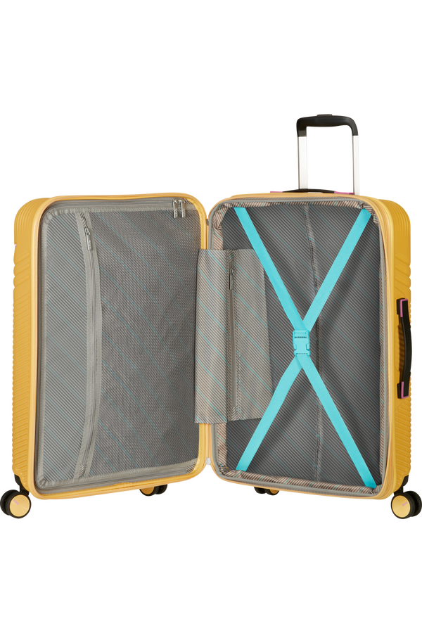 American Tourister Triple Trace Spinner TSA Expandable 67cm  Lemondrop/Pink