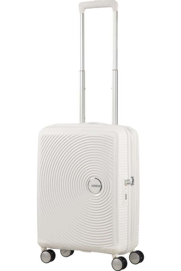 American Tourister Soundbox Spinner expansible 55cm Pure White