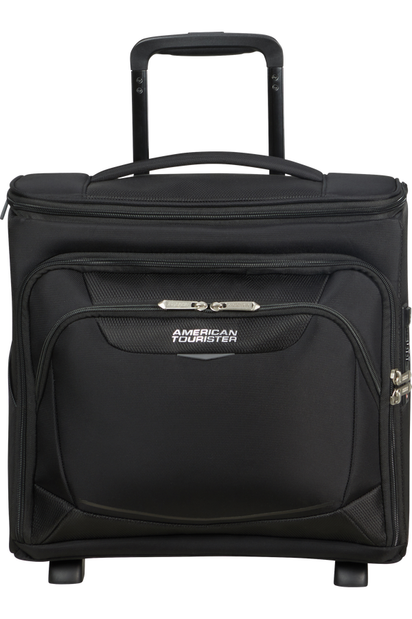 American Tourister SummerRide Upright Underseater Expandable Tsa Negro