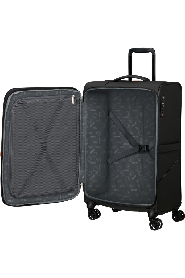 American Tourister SummerRide Spinner M EXP TSA SP 69cm  Negro American Tourister SummerRide Spinner M EXP TSA SP 69cm  Negro