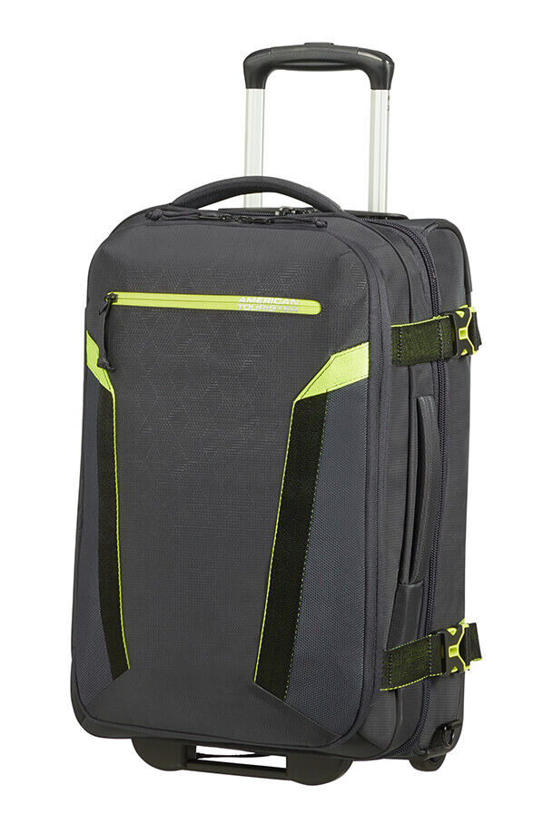 At Eco Spin Duffle with Wheels Backpack TSA 55cm Atlas Grey | American  Tourister España