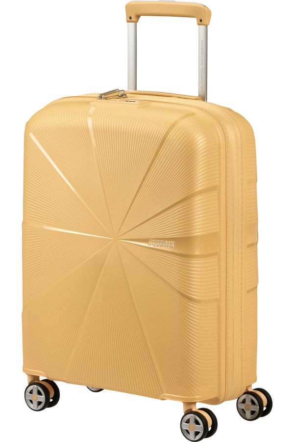 American Tourister StarVibe Spinner Expandable TSA 55cm  Metallic Banana