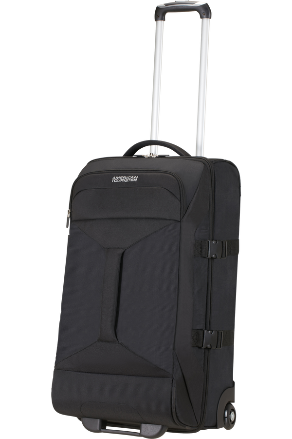 American Tourister Road Quest Bolsa de viaje con ruedas M Solid Black
