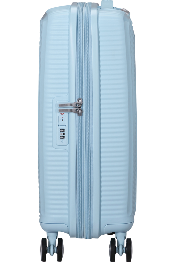 American Tourister SoundBox Spinner TSA Expandable 55cm  Pastel Blue