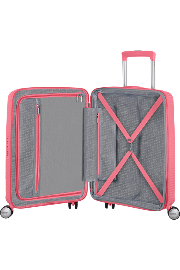 American Tourister Soundbox Spinner Expandable 55cm  Sun Kissed Coral American Tourister Soundbox Spinner Expandable 55cm  Sun Kissed Coral