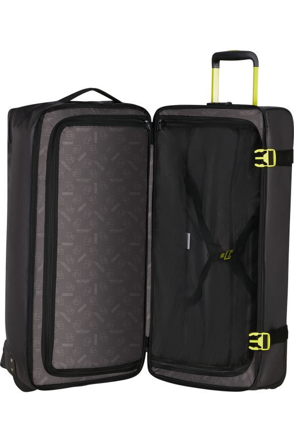 American Tourister Urban Track Duffle with wheels Coated L  Black/Lime