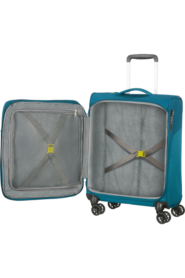 American Tourister Summerfunk Spinner Exp TSA 55cm  Teal