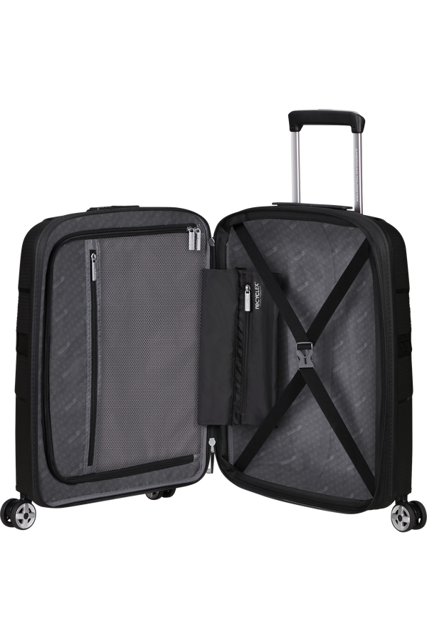 American Tourister Starvibe Spinner Expandable TSA 55cm Negro