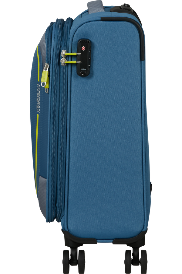 American Tourister Pulsonic Spinner Expandable 55 cm  Coronet Blue American Tourister Pulsonic Spinner Expandable 55 cm  Coronet Blue