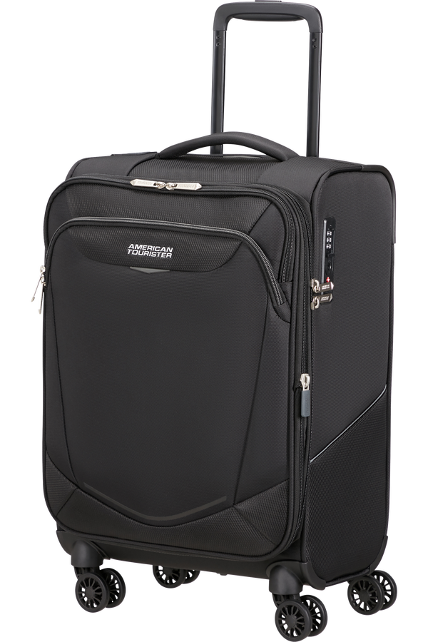 American Tourister SummerRide Spinner Expandable TSA 55cm L35  Negro American Tourister SummerRide Spinner Expandable TSA 55cm L35  Negro
