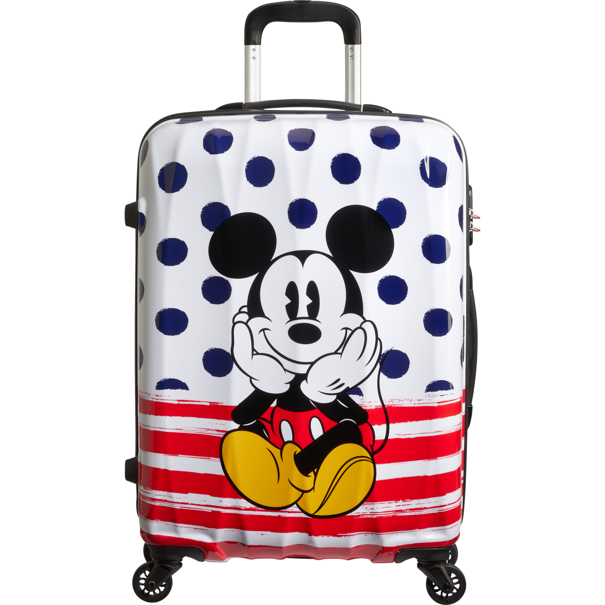 American Tourister Disney Legends Equipaje mediano Mickey Blue Dots