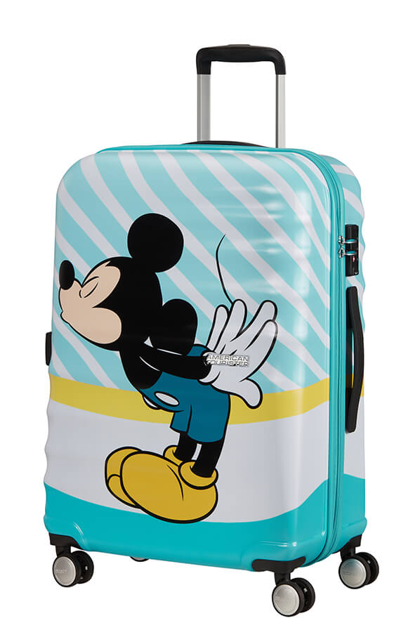 American Tourister Wavebreaker Disney Maleta Spinner (4 ruedas) 67cm Mickey Blue Kiss