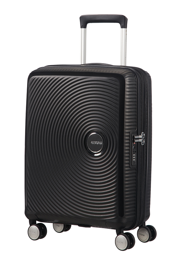 American Tourister Soundbox Maleta Spinner Expansible (4 ruedas) 55cm Bass Black