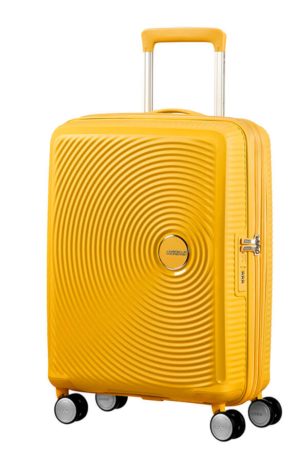 American Tourister Soundbox Maleta Spinner Expansible (4 ruedas) 55cm Golden Yellow