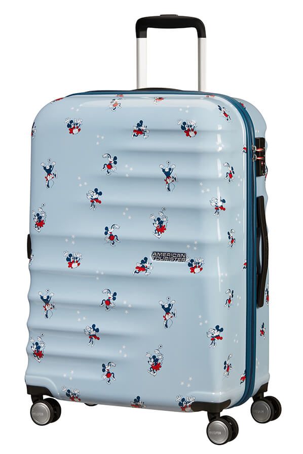 American Tourister Wavebreaker Disney Maleta Spinner (4 ruedas) 67cm Minnie Darling Blue