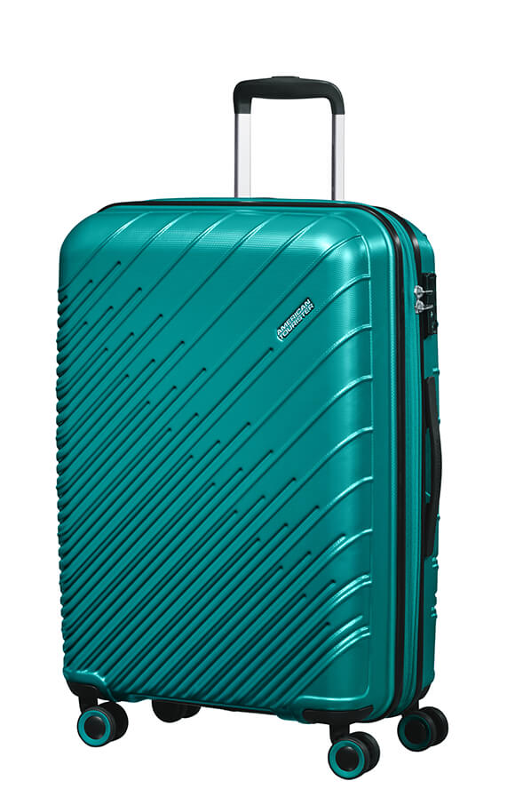 American Tourister Speedstar Maleta Spinner Expansible (4 ruedas) 67cm Deep Turquoise