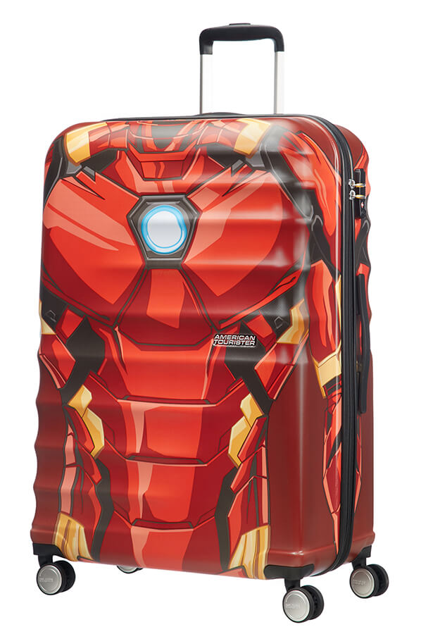 American Tourister Wavebreaker Disney Maleta Spinner (4 ruedas) 77cm Iron Man Close-Up