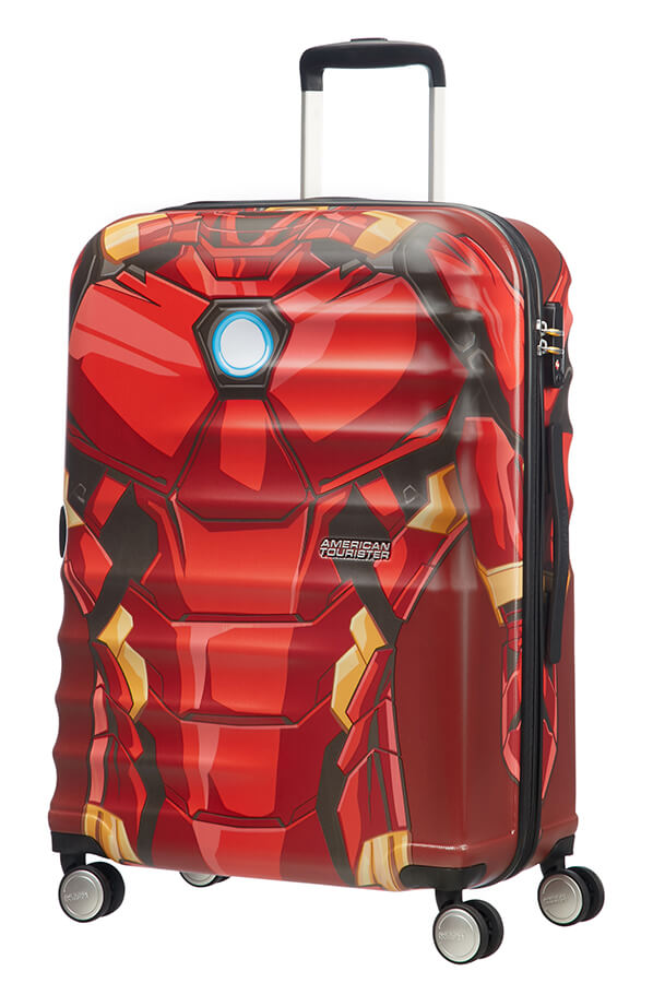 American Tourister Wavebreaker Disney Maleta Spinner (4 ruedas) 67cm Iron Man Close-Up