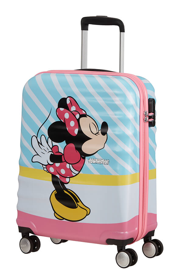 American Tourister Wavebreaker Disney Maleta Spinner (4 ruedas) 55cm Minnie Pink Kiss